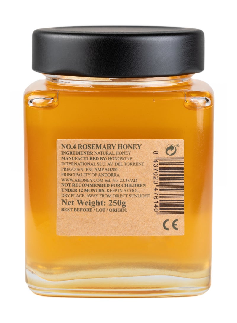 Le Souffle d'Adore Premium Rosemary Honey 100% Natural in Glass Jar 250g | Le Souffle d'Adore - Image 3